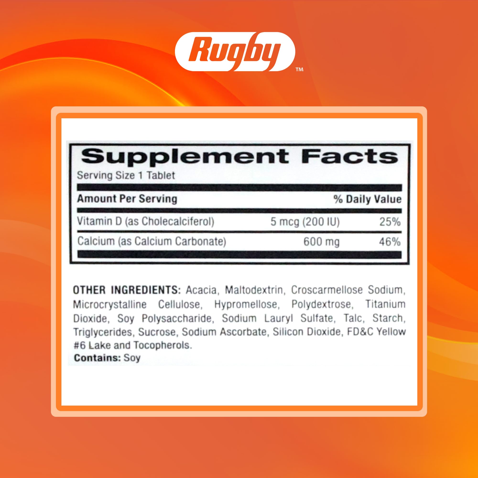 RUGBY CALCIUM – prise avec repas pour absorption
