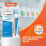 Crème Dibucaine Rugby, tube visible facilitant l’application externe