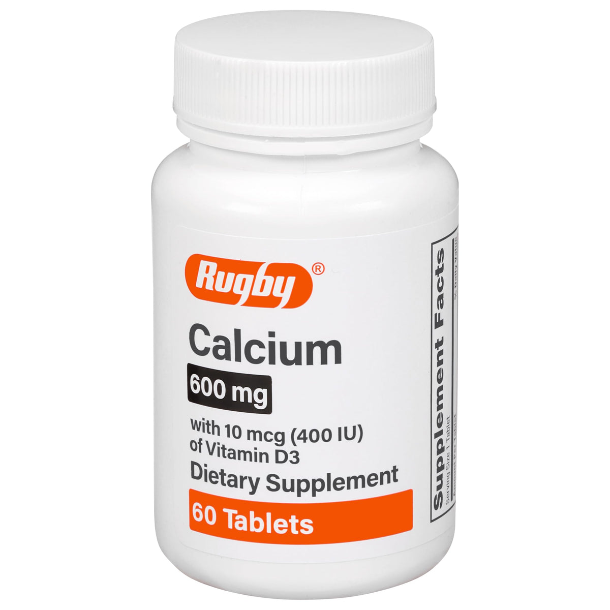 Rugby Laboratoires Calcium D3, comprimé de 600 mg à prendre quotidiennement.