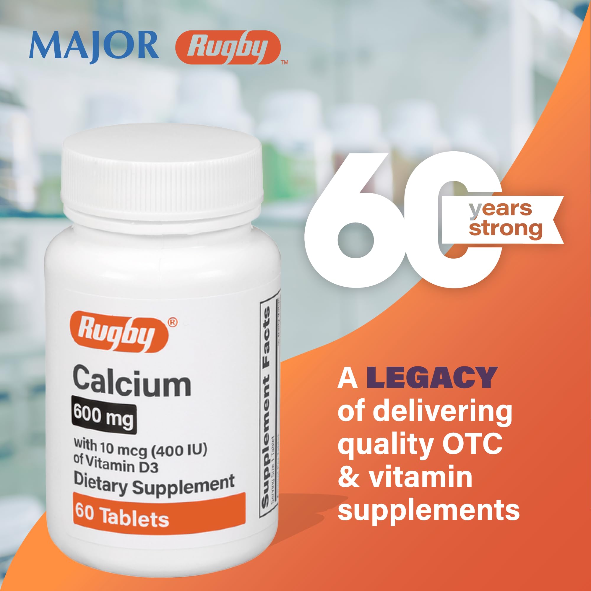 Rugby Laboratoires Calcium D3: complément alimentaire simple à intégrer.