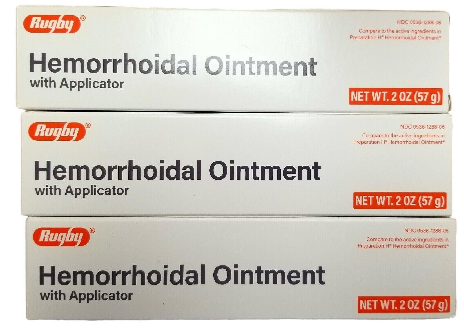 Pommade hémorroïdaire Rugby Laboratoires avec applicateur pour un soulagement ciblé.