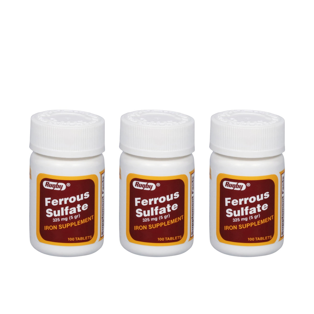 RUGBY LABORATOIRES – comprimés ferreux 325 mg pour un apport quotidien pratique.