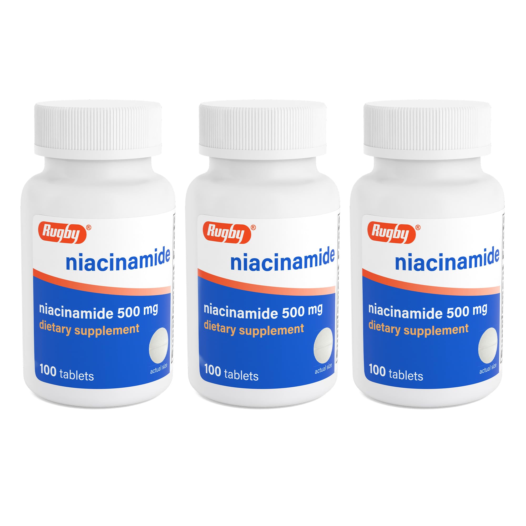 Rugby Laboratories Niacinamide 500 mg — boîte élégante prête à l'utilisation