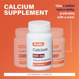 Rugby Laboratories Calcium 600 mg – emballage 60 comprimés facilitant une prise régulière