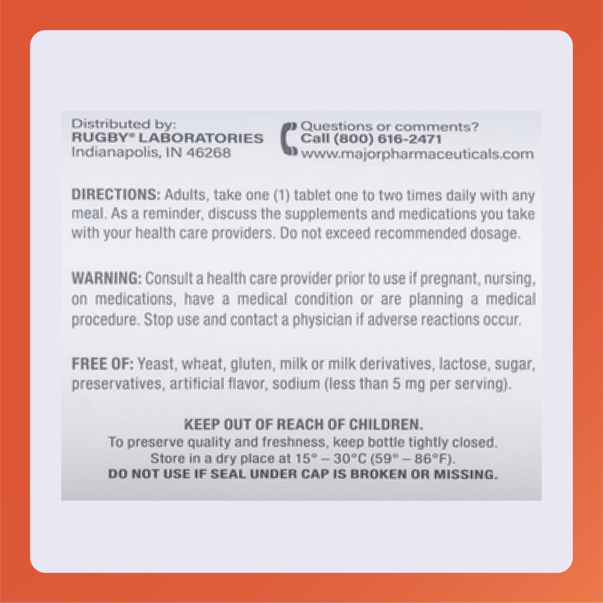 Rugby Laboratories Calcium 600 mg – formulation de qualité et constante
