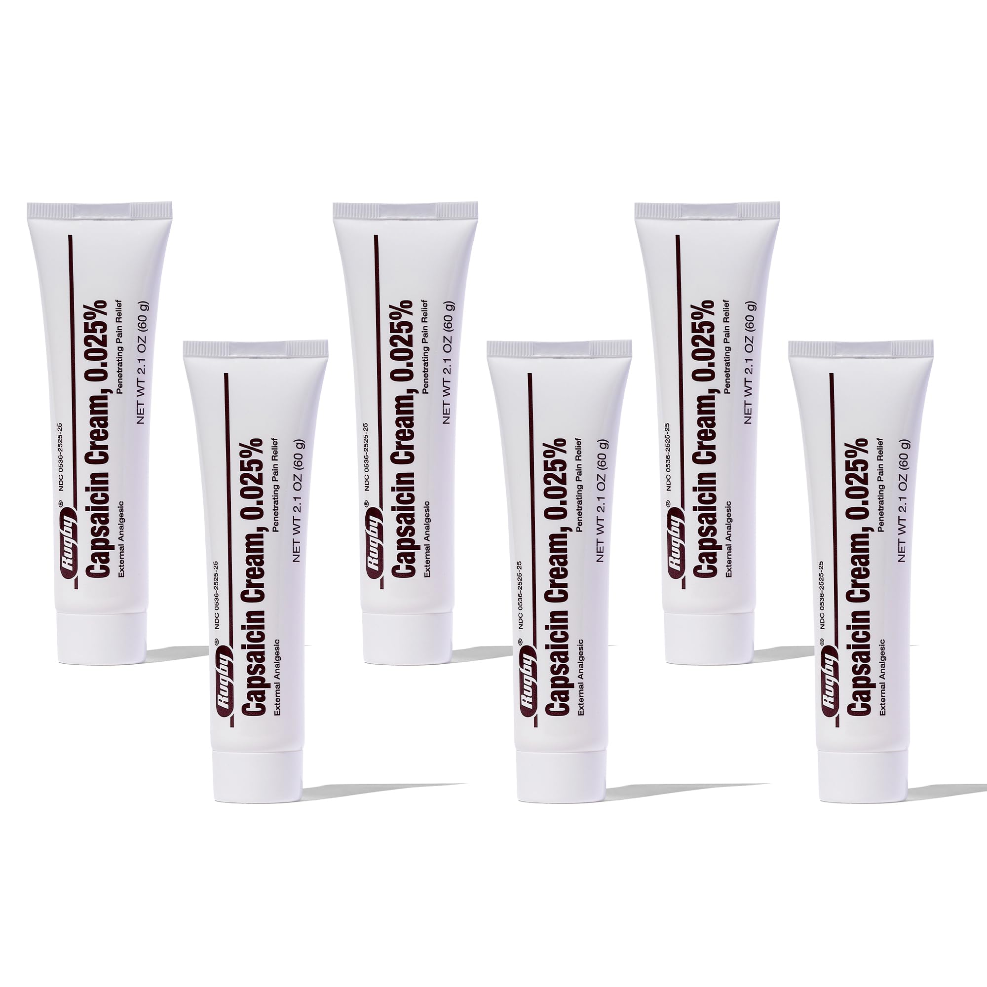 RUGBY LABORATORIES Capsaïcine Crème 60 g flacon, application ciblée pour soulager temporairement les douleurs