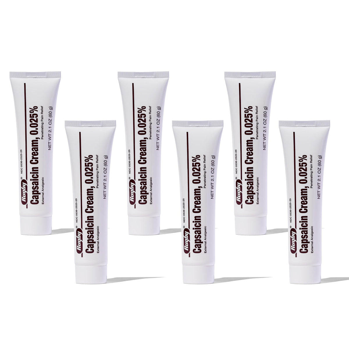 RUGBY LABORATORIES Capsaïcine Crème 60 g flacon, application ciblée pour soulager temporairement les douleurs