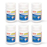 Bouteille Rugby Laboratories avec comprimés masticables Meclizine pour nausées de voyage