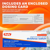 RUGBY LABORATORIES Gel Diclofénac Sodium – emballage incluant carte de dosage