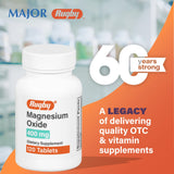 Emballage Rugby Laboratories – fiche nutritionnelle claire pour les comprimés 400 mg.