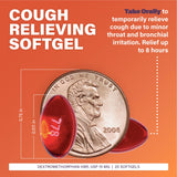 Rugby Laboratories, emballage gelules Dextrométhorphane 15 mg, soulagement potentiel de la toux.