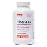 Rugby Laboratoires Fibre-Lax 625 mg — boîte avant, comprimés faciles à prendre pour un transit régulier
