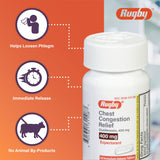 Comprimés Rugby guaifenesin 400 mg: format pratique pour adultes et adolescents
