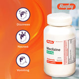 Rugby Laboratories Meclizine: caplets compactes idéales pour sac à main et voyage