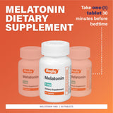 RUGBY LABORATORIES Mélatonine 1 mg - emballage du produit visible