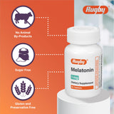 RUGBY LABORATORIES Mélatonine 1 mg - étiquette et dosage clairement affiché