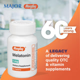 RUGBY LABORATORIES Mélatonine 1 mg - utilisation nocturne recommandée