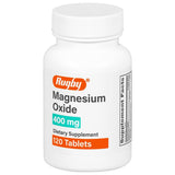 Rugby Laboratories oxyde de magnésium 400 mg – bouteille prête à l’emploi pour un apport quotidien.