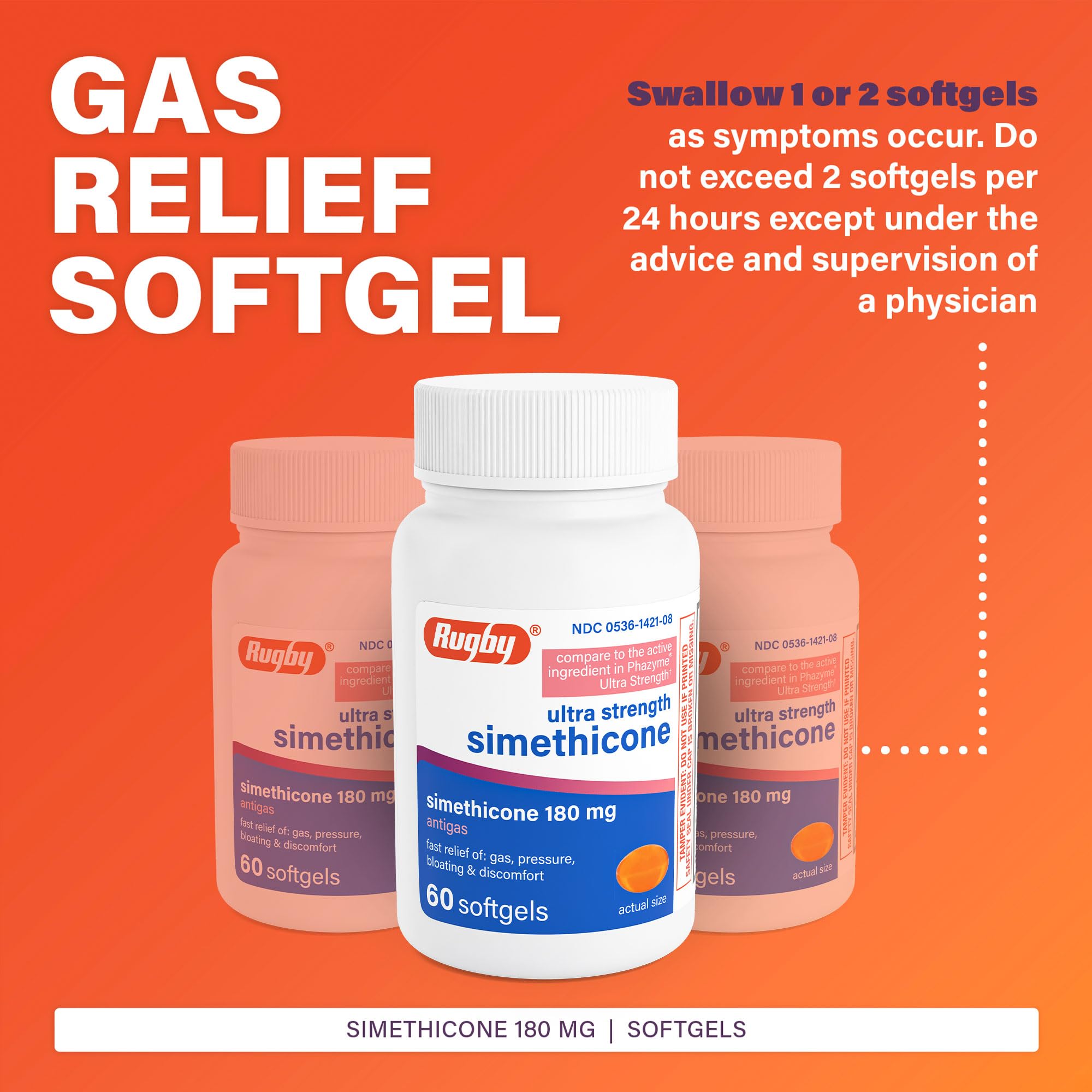 Rugby Laboratories pack 60 gélules, solution pratique pour le quotidien.