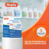 Patch flexible Rugby Laboratories s’adaptant au corps pour un confort durable.