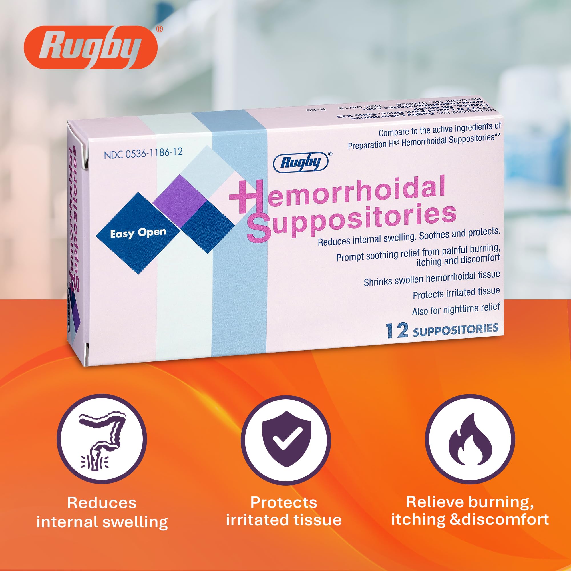 Suppositoires Rugby – beurre de cacao pour douceur et protection