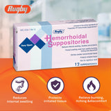 Suppositoires Rugby – beurre de cacao pour douceur et protection
