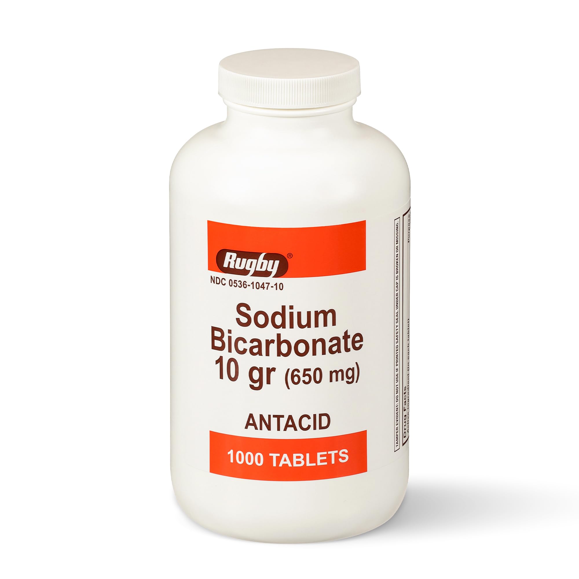 Rugby Laboratories: boîte de tablettes bicarbonate de sodium prête à l’emploi.