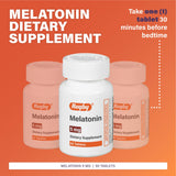 Tablette Melatonine 5 mg Rugby en gros plan, dosage simple avant le coucher.