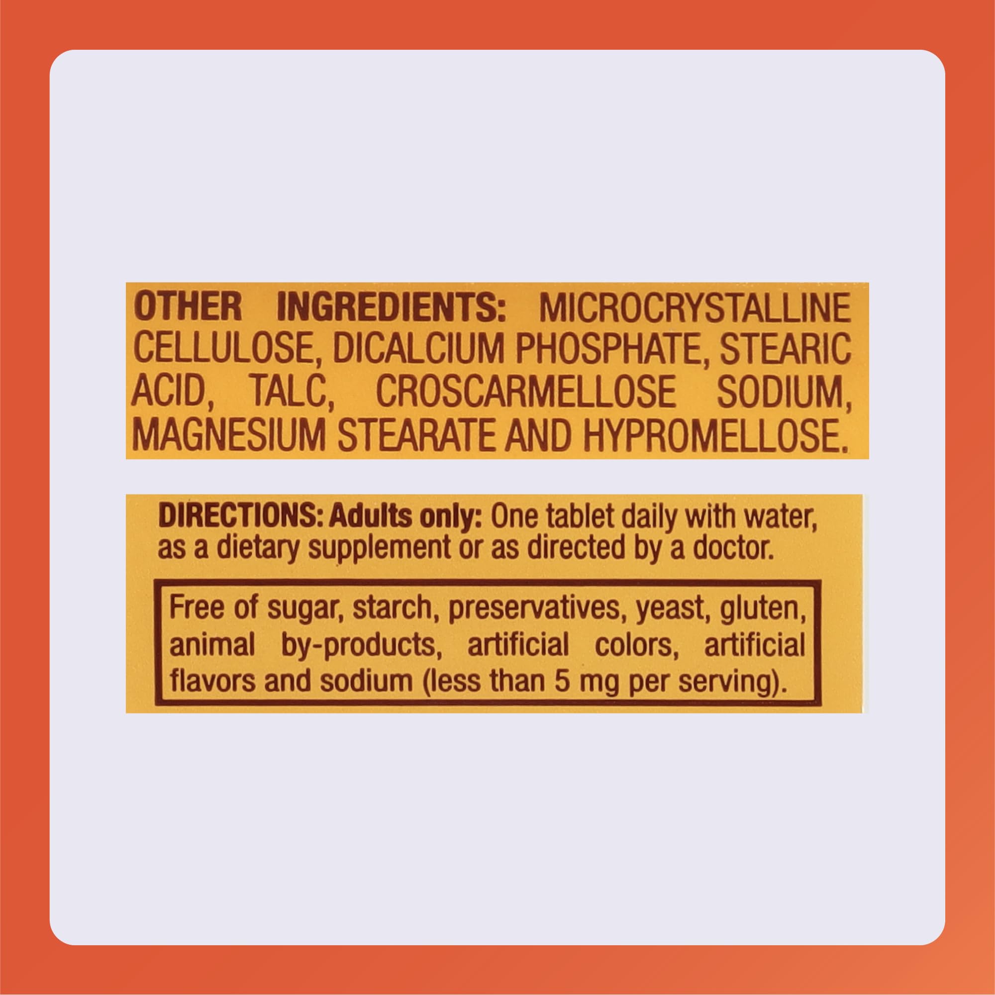 Rugby Laboratories vitamine B6 – emballage carton pratique à emporter.