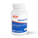 Rugby Laboratoires vitamine D3 5000 UI – capsule facile à avaler soutenant l'absorption du calcium