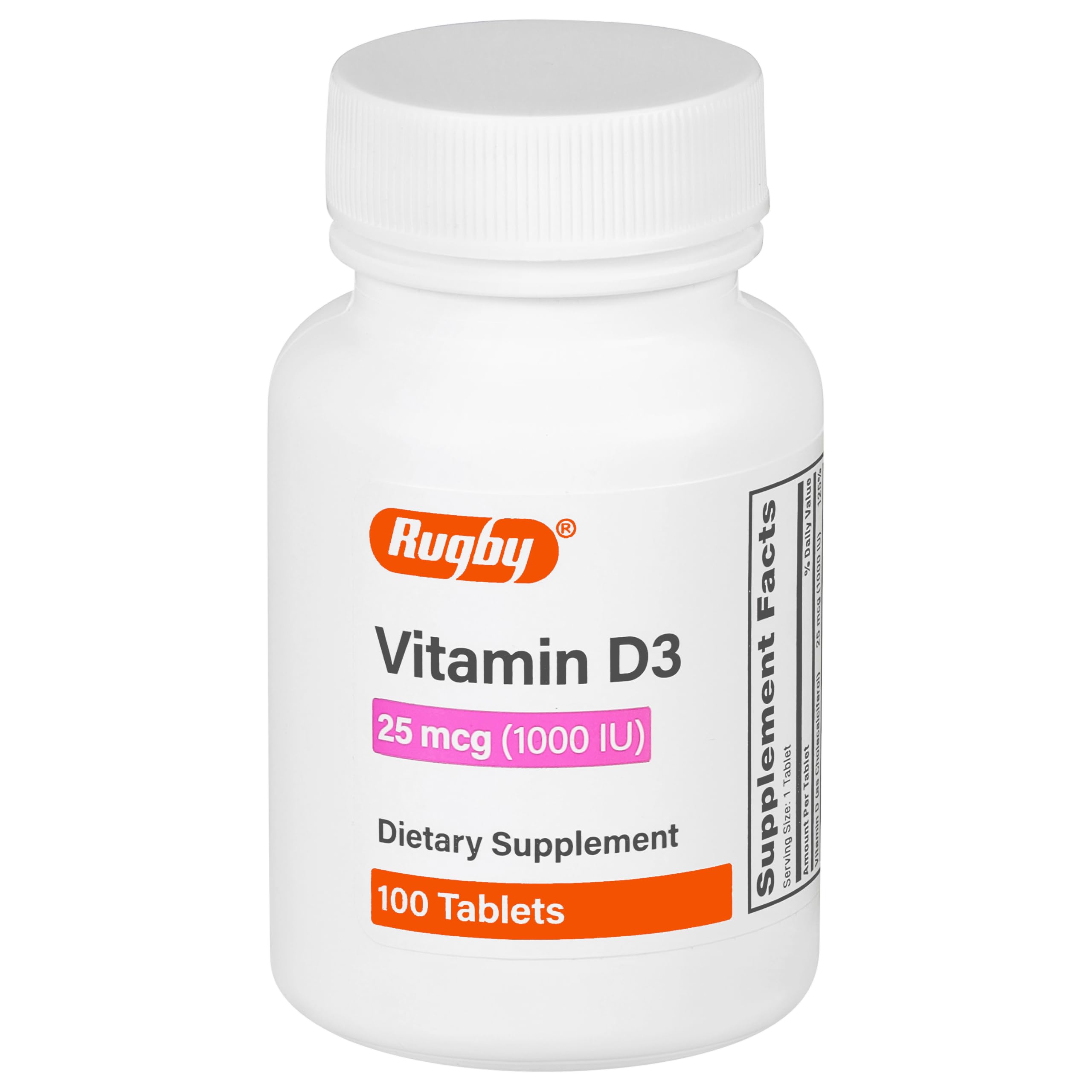 Vitamine D3 Rugby: comprimés faciles à prendre chaque jour.