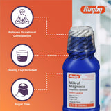 Étiquette Rugby Laboratoires sur le flacon, formulation sans sucre et sans stimulant.