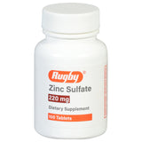 RUGBY LABORATORIES comprimés zinc sulfate 220 mg – apport quotidien possible en zinc