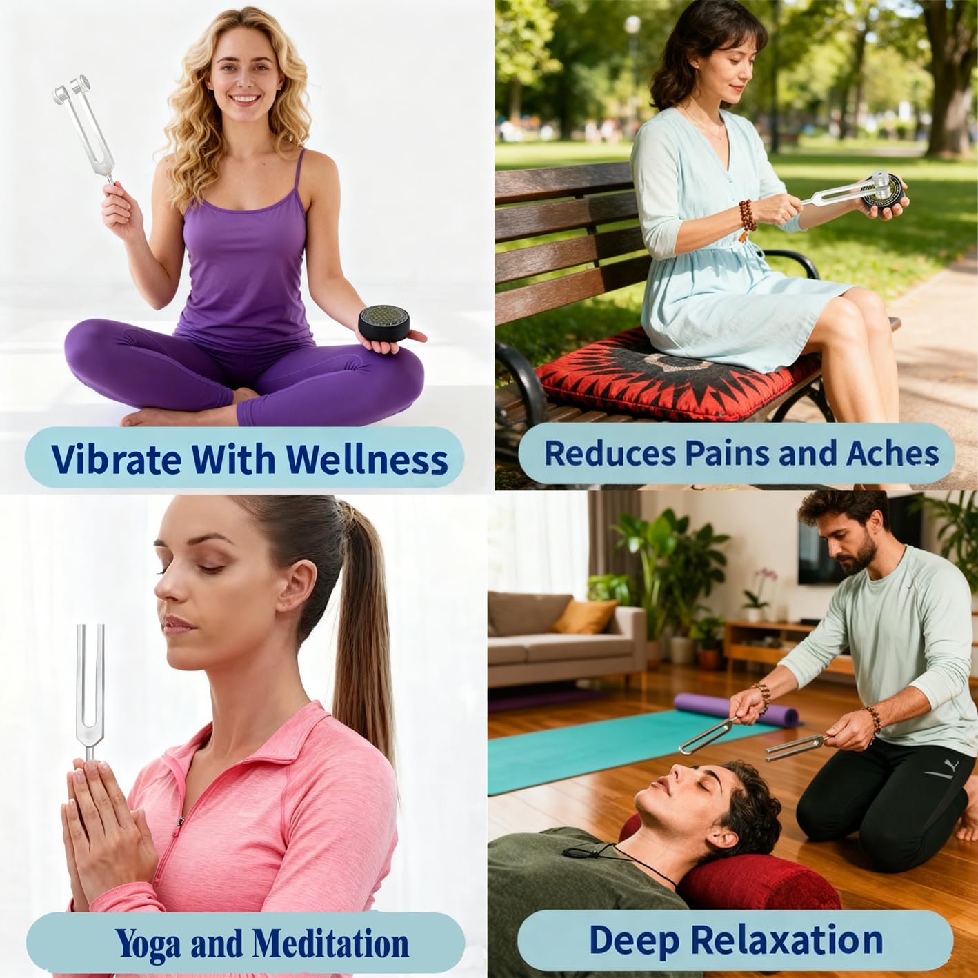 RUIYIZIXIN activateur-diapasons pour intensifier les vibrations