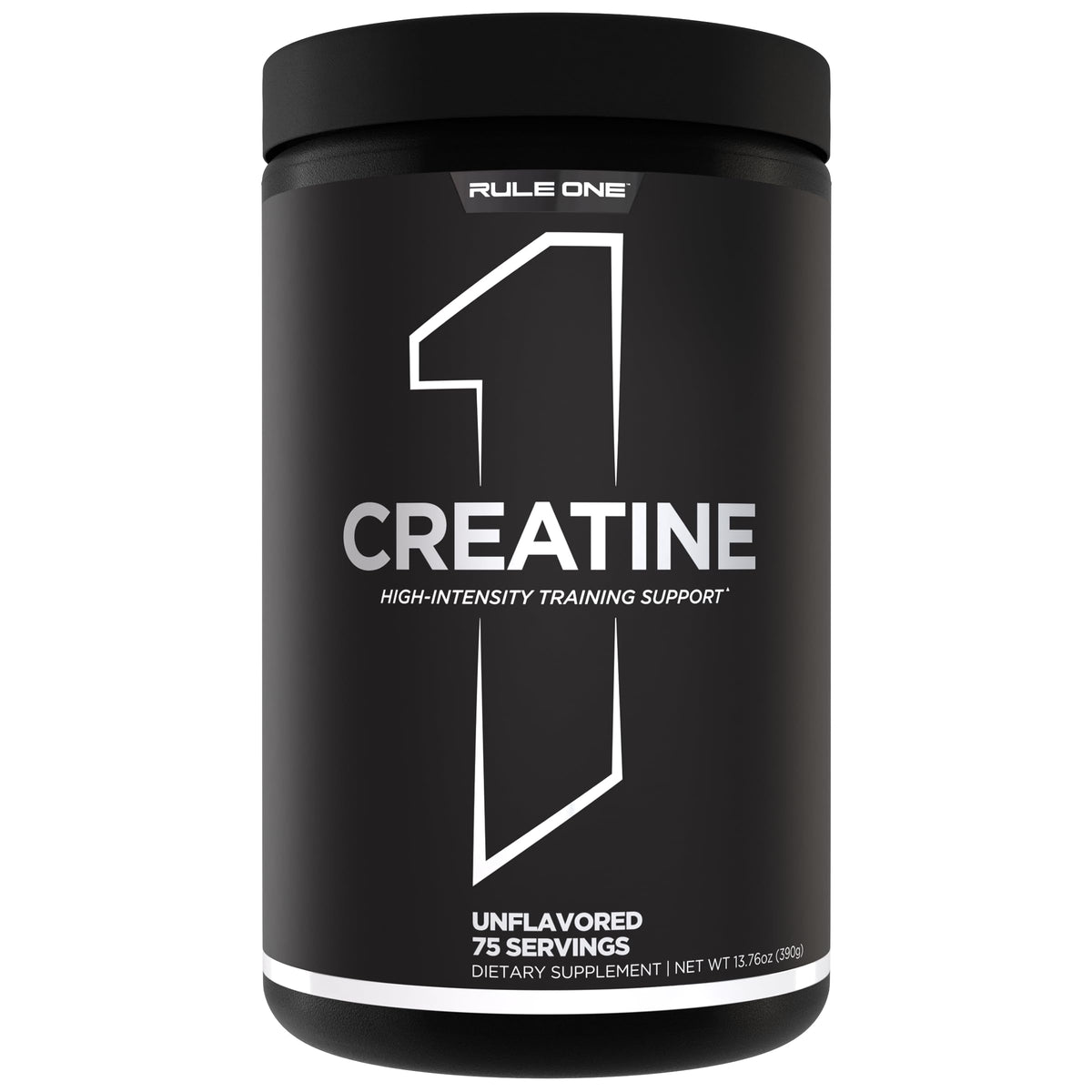 Rule 1 Creatine Poudre pot micronisée — prise pratique et facile à intégrer.