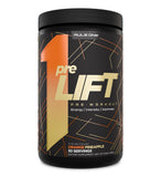 Rule 1 PreLift – étiquette de dosage claire pour une préparation pré-entraînement précise.