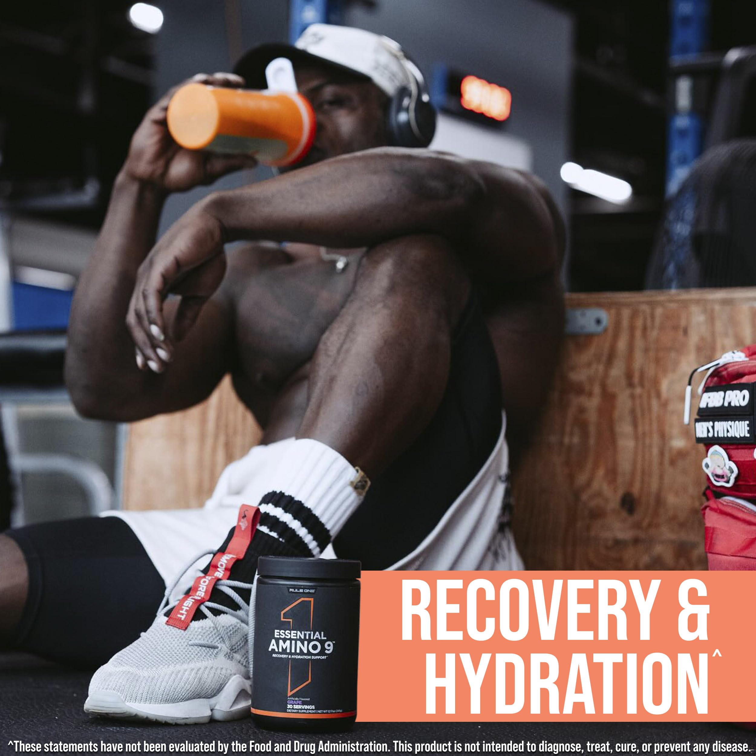 Rule 1 Essential Amino 9, verre prêt à boire pour une hydratation légère