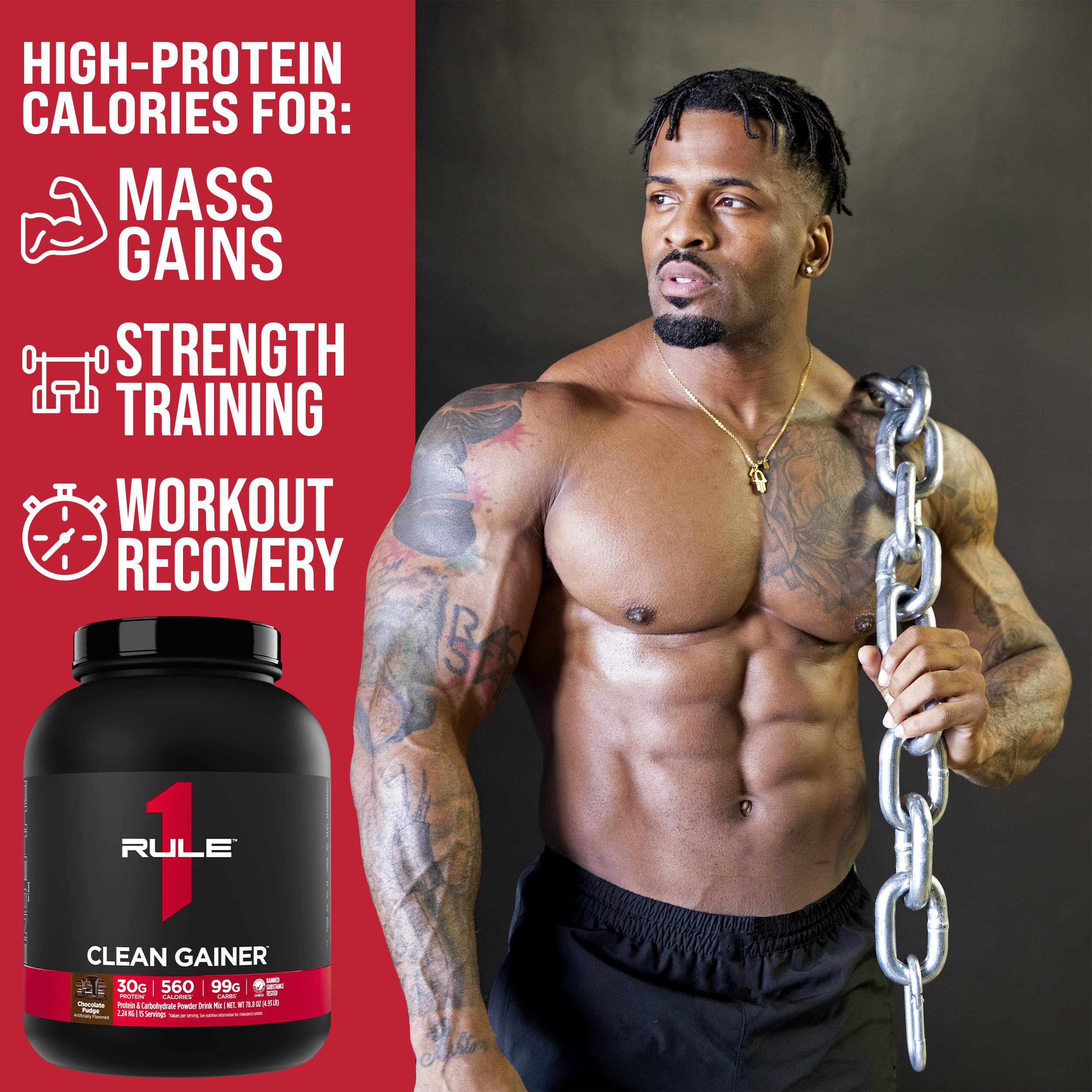 Rule 1 Proteins Lean Gainer - texture crémeuse et parfum vanille