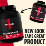Rule 1 Proteins Lean Gainer - étiquette lisible affichant les valeurs nutritionnelles
