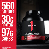 Rule 1 Proteins Lean Gainer - boisson riche en glucides pour soutenir l'énergie d'entraînement