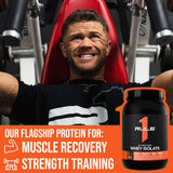 Rule 1 Proteins R1 Protein Whey Isolate – emballage facile à emporter pour protéines en déplacement
