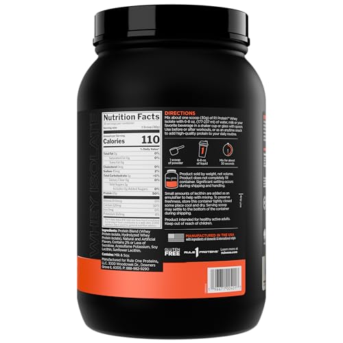 Rule 1 Proteins R1 Protein Whey Isolate – gobelet shaker pour mélanges faciles après séance
