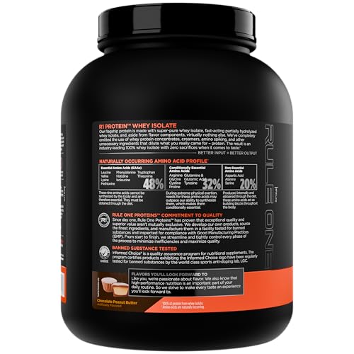 Rule 1 R1 Protéine Whey Isolate – mélange rapide dans de l'eau froide