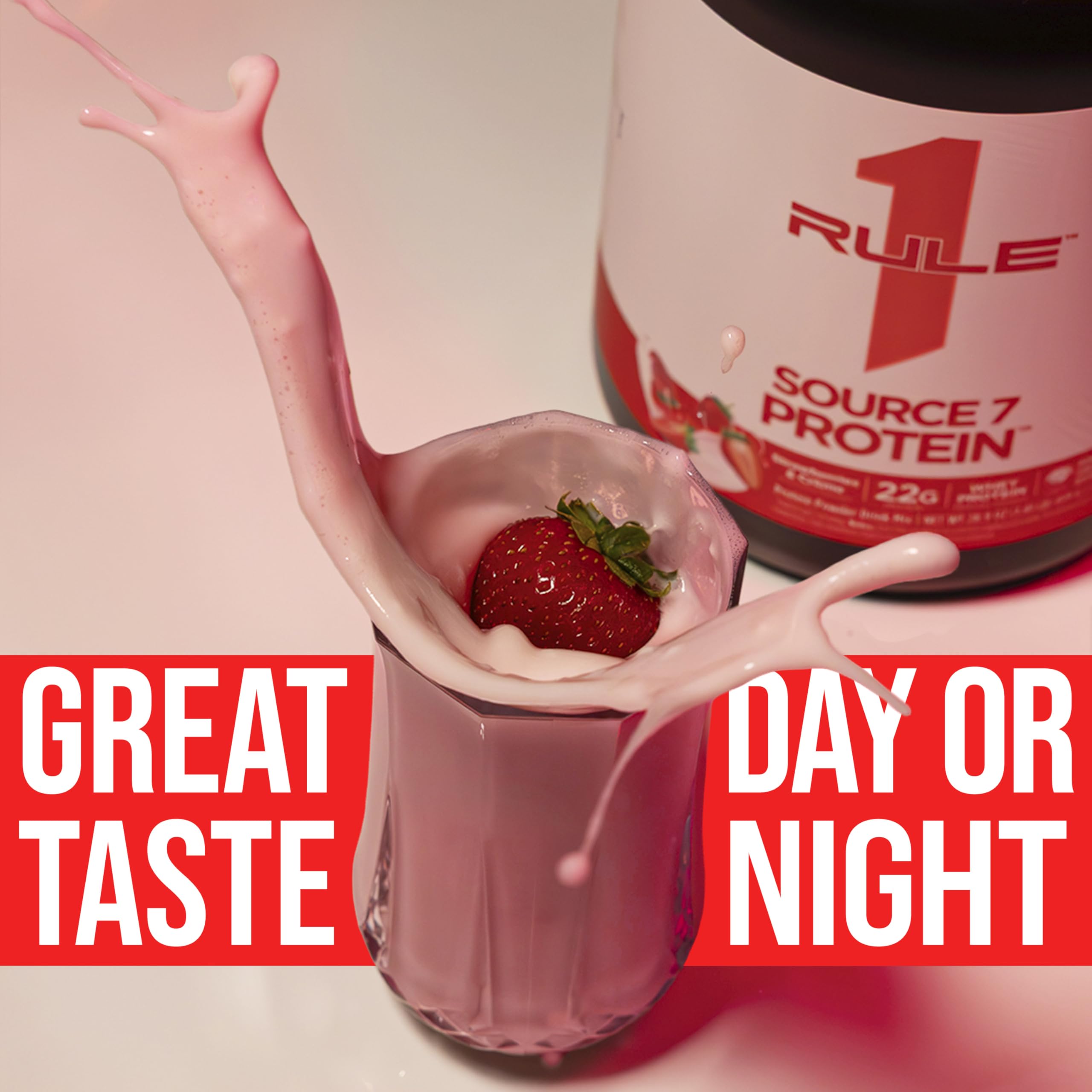 Ingrédients premium Rule 1 Source 7 Protein mélange multi-sources.