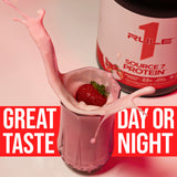 Ingrédients premium Rule 1 Source 7 Protein mélange multi-sources.
