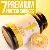 Texture crèmeuse du shake Rule 1 Source 7 Protein après mélange.