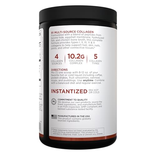 Rule1 Collagen: hyaluronique et vitamine C pour hydratation et élasticité.