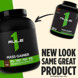 Rule1 Mass Gainer: préparation quotidienne simple pour augmenter vos calories sans effort.