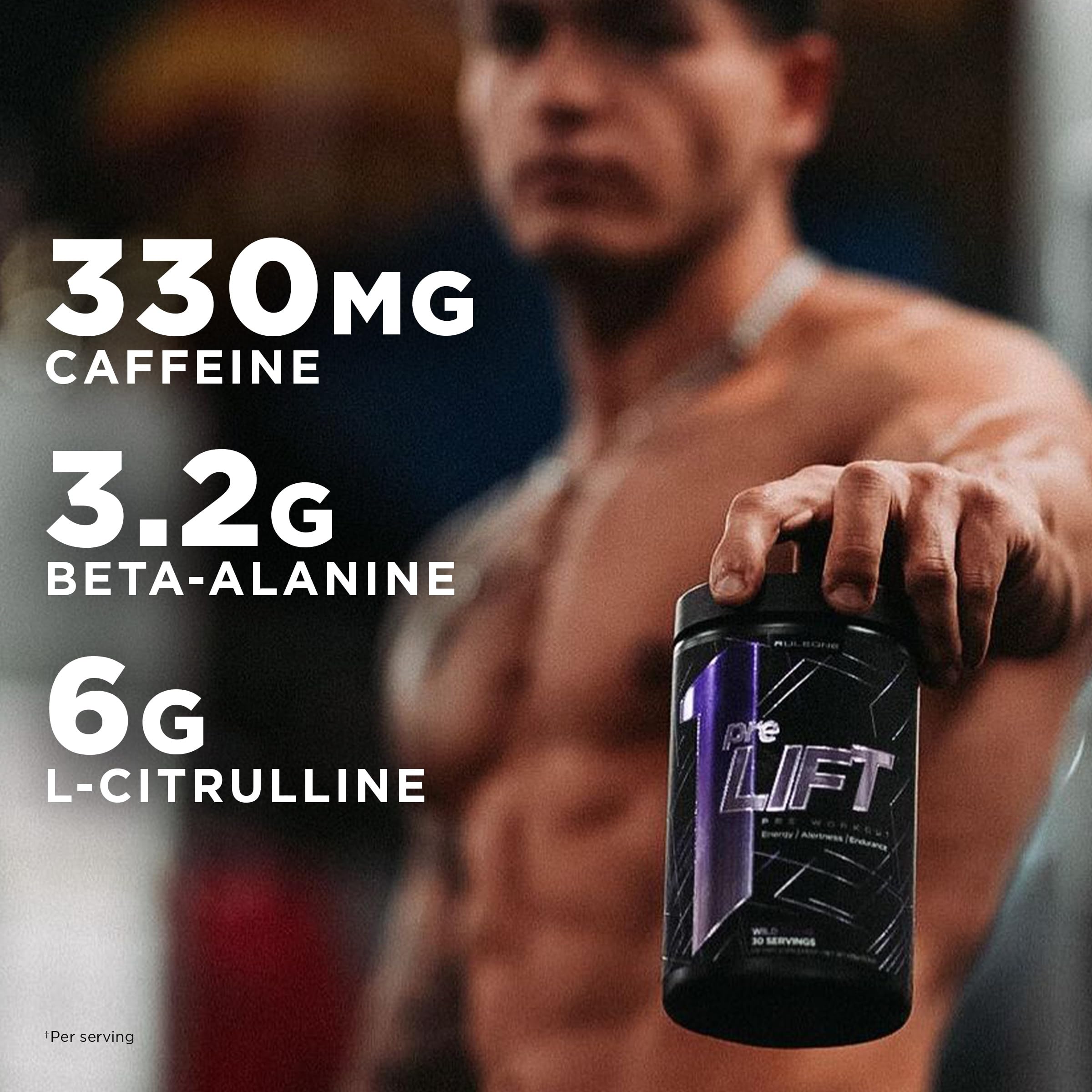 Rule 1 Pre-LIFT : mélange dans un shaker pour une énergie soutenue.