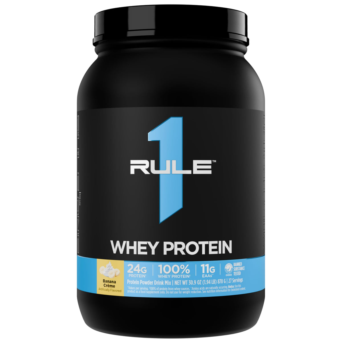 Rule 1 Protéine de lactosérum, boîte 2 lb, recharge rapide après séance